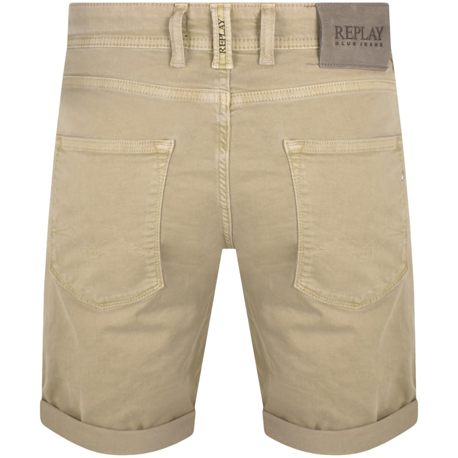 Replay RBJ 981 Shorts Beige Mainline Menswear Denmark